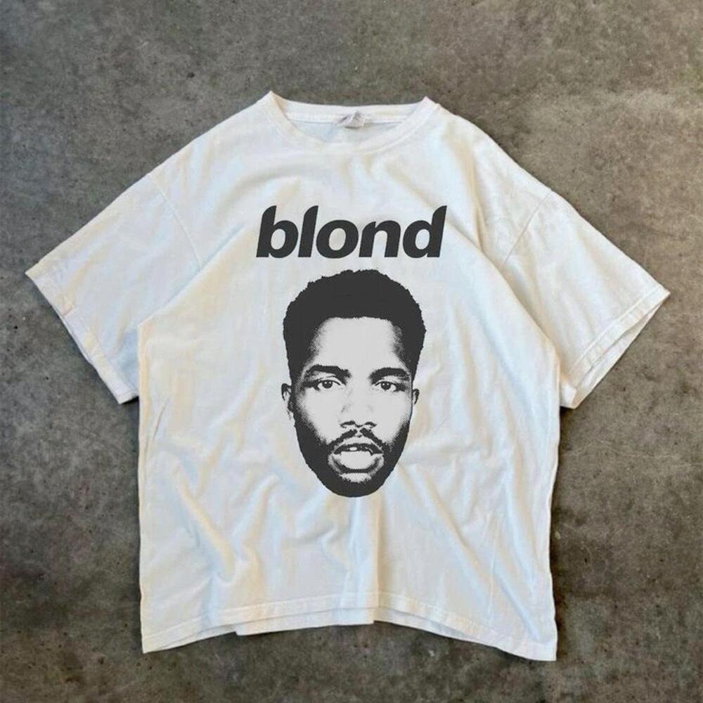 White And Black Frank Ocean Blonde Tee